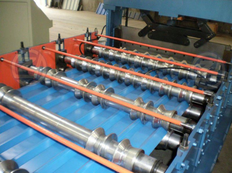 Aluminium Corrugated and Ibr Corrugated Metal Roof Sheet Roof Panel Roll Forming Machine with ISO9001/Ce/SGS/Soncap