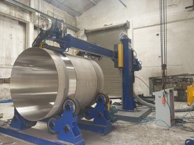 Big Crossing Polishing Machine for Vessel and Seal Inside and Outside Polishing