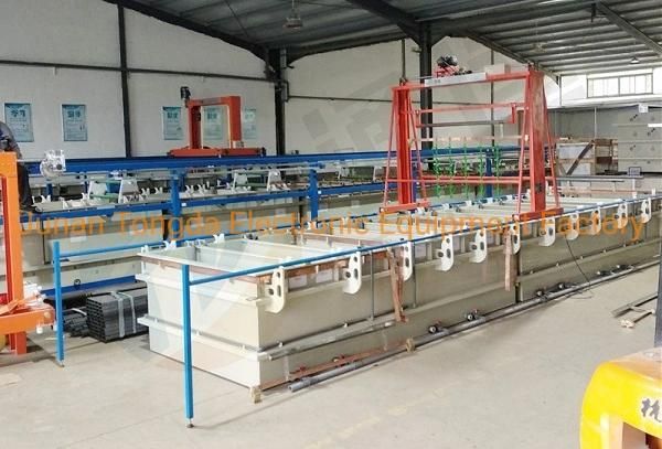 3000A Copper Plating Machine New Zinc Electroplating Plant for Rack