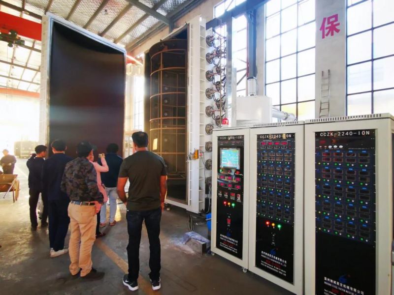 Cicel Stainless Steel Sheet Elevator Door Vacuum Plating Machine/PVD Titanium Coating Equipment