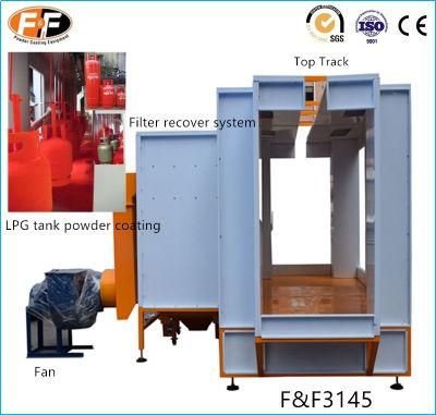 Powder Coating Spray Booth for LPG Tank
