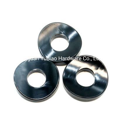 Black Coating CNC Machined Washer Aluminum Pipe Saddle Washer