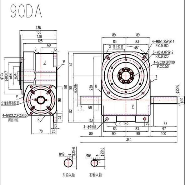 China Rotary Indexer Da Series 90da for Food & Beverage Machinery