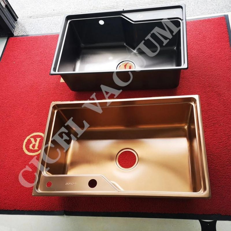 Cicel Titanium Nitride PVD Vacuum Chrome Plating Coating Equipment for Bathroom Accessory