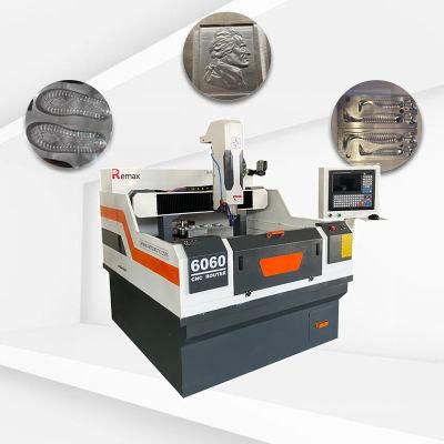 China 6060 3D 4D Atc Metal Mould Milling Steel Mould Making Aluminum Carving Mini CNC Router Machine Prices Mach3 Control
