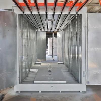 Powder Coat Curing Oven with Overhead Conveyor Track for Paint Drying Powder Coating