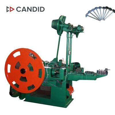 Candid Automatic Metal Wire Roofing Nail Making Machine Price and Nail Cutter Grinder Machines