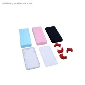 Plastic Mobile Charging Box with PC Molding