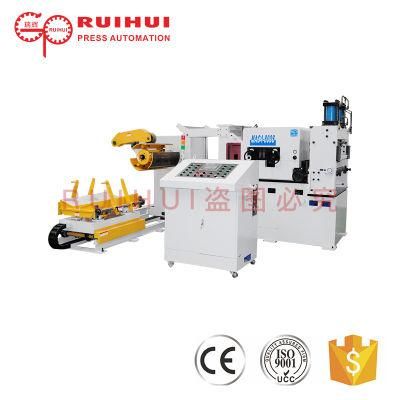 Three Phase up 4PCS Down 3PCS Decoiler Straightener Feeder for Press Machine