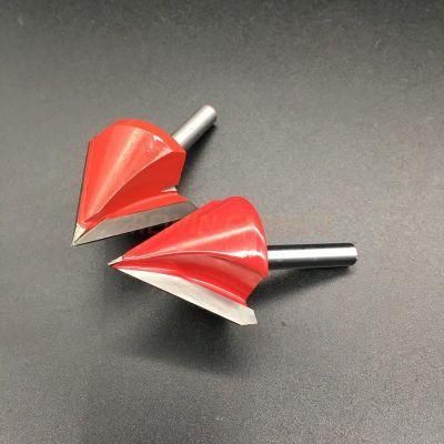 Gw Carbide-Carbide 3D V-Type Carbide Wood Router Bit End Mill CNC Router