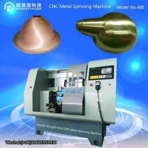 Mini Automatic CNC Metal Spinning Machine for Small Engines (Light-duty 480C-46)