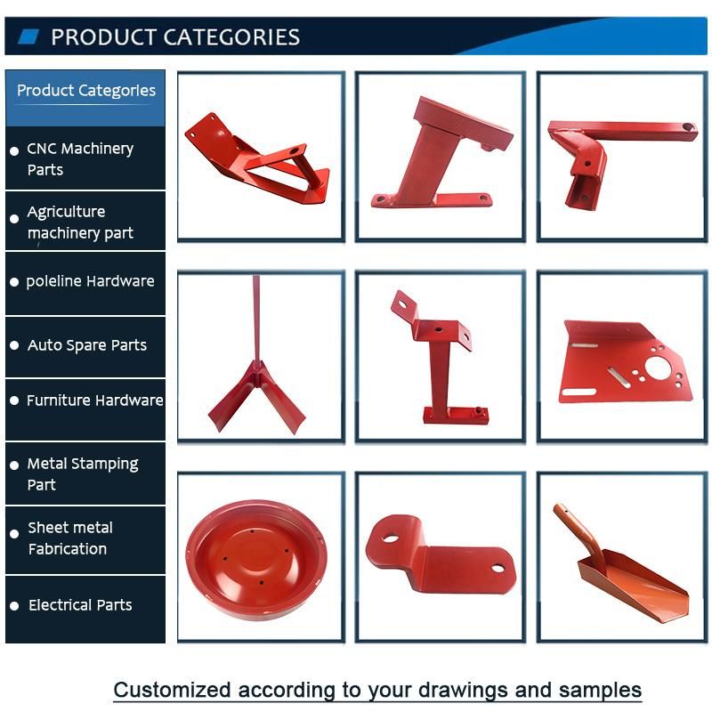 Customized Agricultural Harvester Parts New Design Hand Post Shovels with Hole Simple Farm Tools Machine