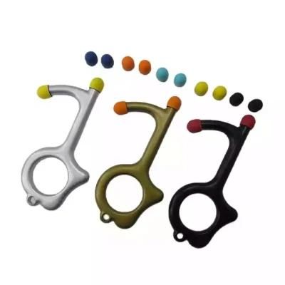 Factory Customized Metal Fabrication New Arrival No Touch Metal Brass Door Opener