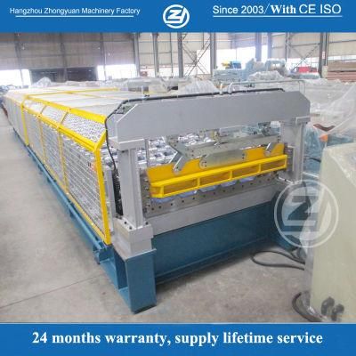 Factory Lifetime Service! India Hot Sell Aluminium Longspan 1450mm Cold Metal Roof Panel Roll Forming Machine with Ce/ISO9001/SGS