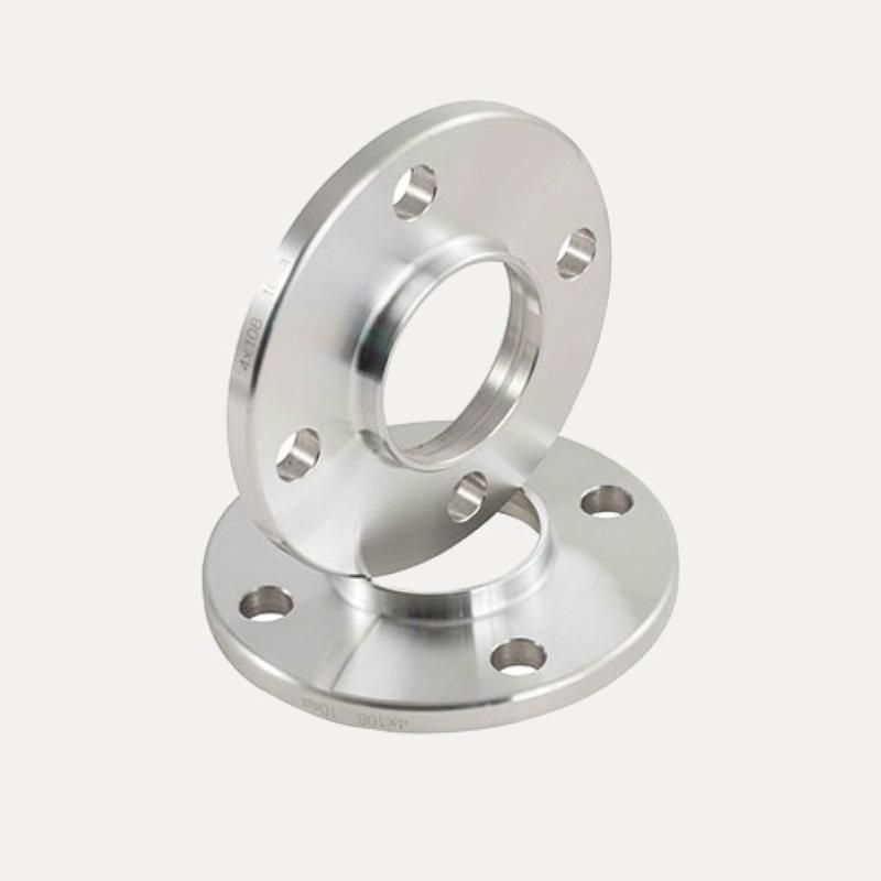 304 Stainless Steel Flange by CNC Milling in Silver Color