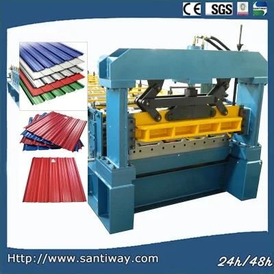 PPGI Metal Roof Tile Roll Forming Machine