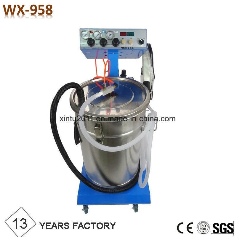 Ce Certificate Wx-958 Electrostatic Powder Painting Machine with Powder Painting Gun