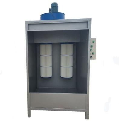 Small Manual Cartridge Filter Recovery Powder Coating Spray Paint Booth