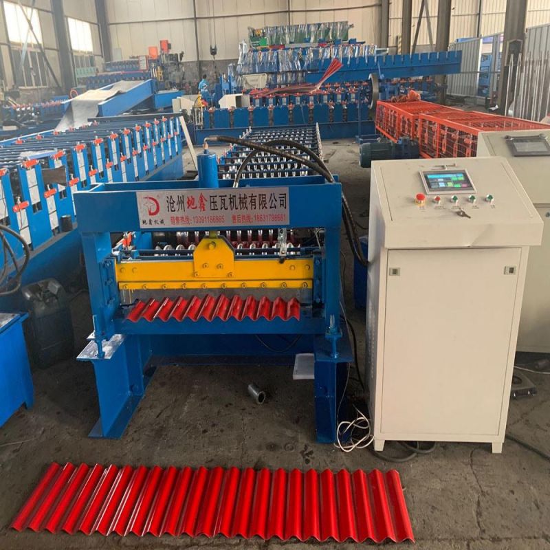 Corrugated Metal Roofing Color Steel Roll Forming Machine