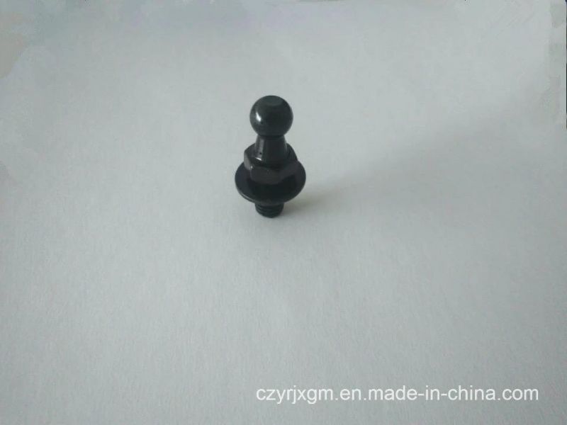 CNC Machining Steel Ball Head Connector Machining Parts with Black Oxide