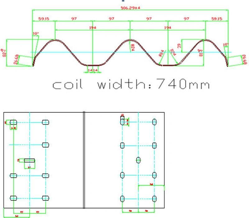 2/3 Waves Highway Crash Guardrail High Speed Roll Forming Machine Crash Beam Roll Forming Making Machine