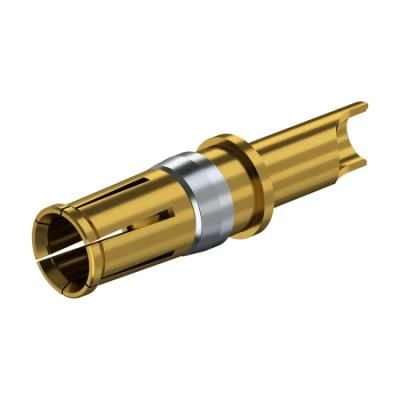 Gold Plating Phosphor Bronze Socket Contact for Electronic Industry