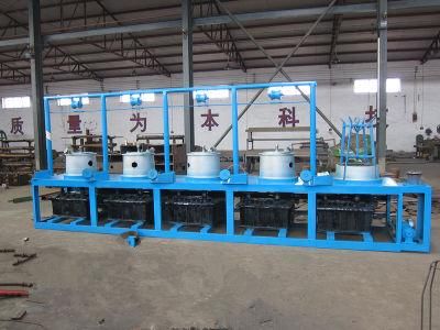 Five Pots Wire Drawing Machine with Wire Take-up Machine
