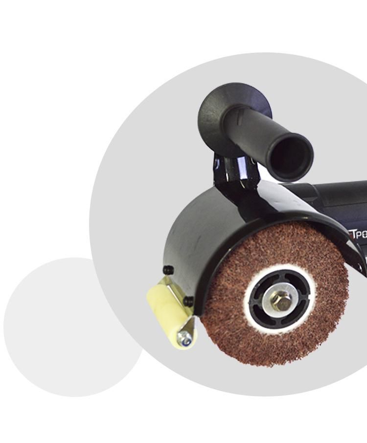 120mm Corded Handheld Electric Burnisher Roller Sander Stainless Steel Finisher Polisher