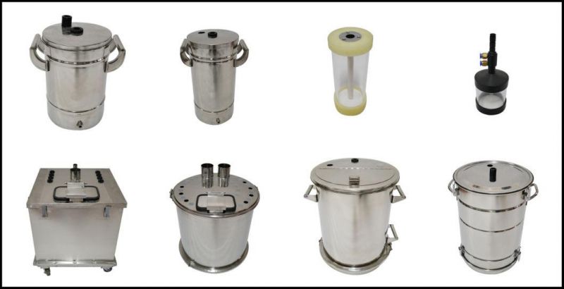 Powder Tank Stainless Steel Powder Bucket for Powder Coating Storage