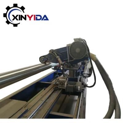 Pipe Outer Cyclindical Surface Buffing and Grinding Machine with Duo-Grinding Heads