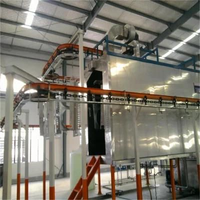 SS304 Stainless Steel Automatic Liquid/Powder Coating Paint Machine for Racking &amp; Shelf with Ce