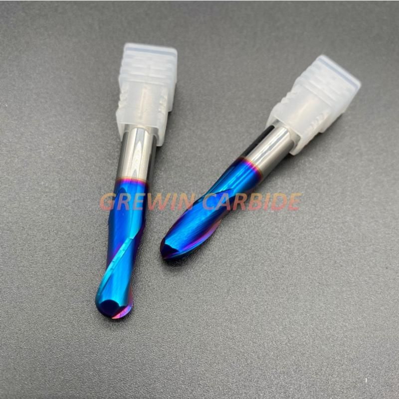 Grewin-Tungsten Carbide Ball Nose End Mill for Stainless Steel