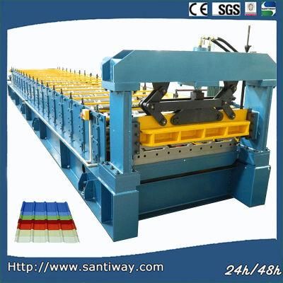Ce Certified Glazed Cold Tile Roll Forming Machine for Roof