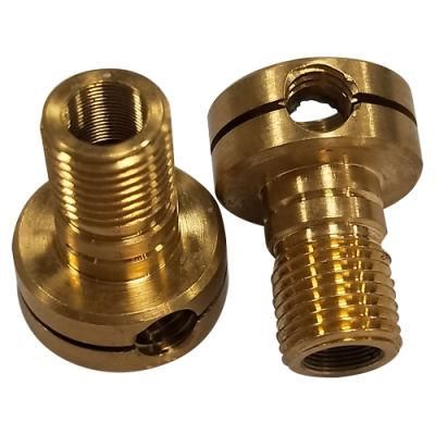 High Precision CNC Turning Airplane Brass Base