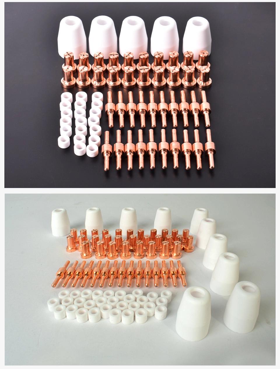 Startnow 65PCS/Lot PT-31 Plasma Consumables Kits LG40 Plasma Nozzle Shield Long Electrodes Shunt Plasma Torch 85PCS