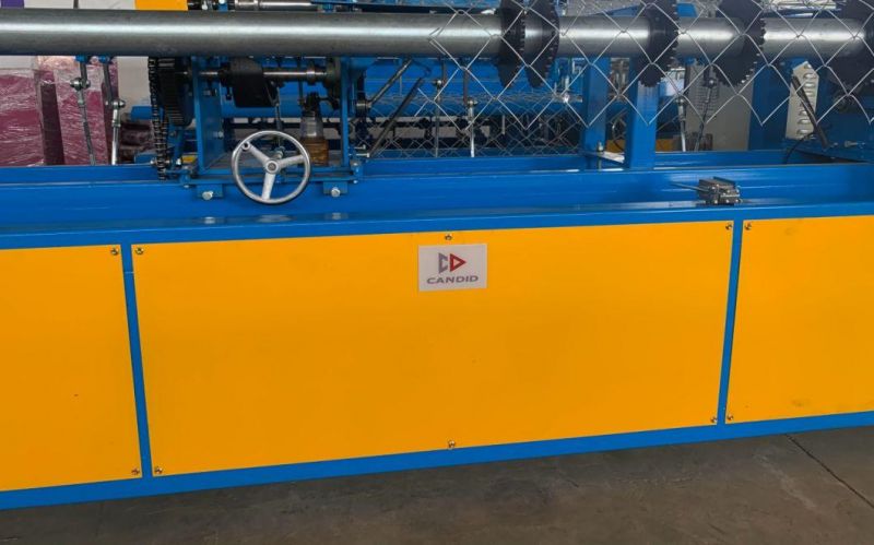 Single Wire Easy to Maintenance Chain Link Fence Netting Machine