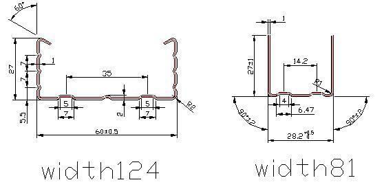 Keel Steel Roll Forming Machine (Double Row)