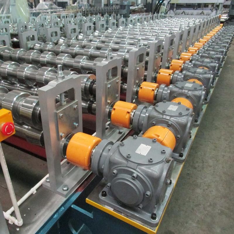 Factory Price Customized PLC Control Colored Cold Step Tile Roofing Sheet Roll Forming Machine Manufacturers