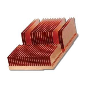 China Supply High Quality Skived Copper Pipe LED Heat Sink