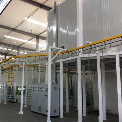 SS304 Stainless Steel Powder Paint Coating Machine for Racking &amp; Shelf with Ce, ISO Certificate