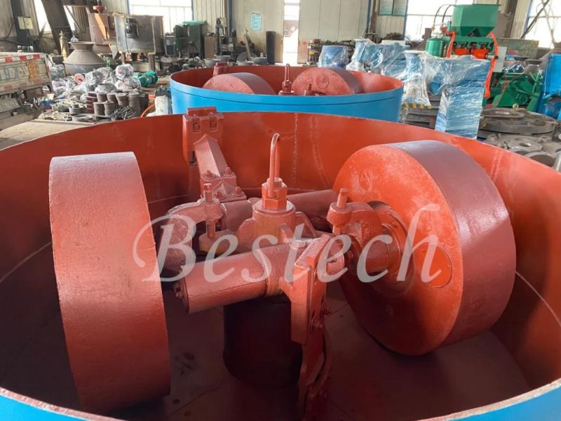 Roller Grinding Wheel Type Clay Green Sand Mixer