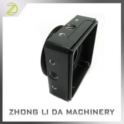 OEM/ODM CNC Milling Aluminum 6061 Black Hard Anodized USB Case Phone Back Cover Frame Camera Base