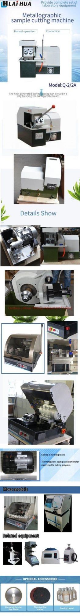 Qg-4 Cabinet Type/Floor Type Multi-Functional Cutting Machine for Cutting Cylinder and Irregular Samples