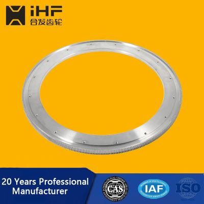 Ihf OEM Standard Straight Gears External Gear Ring with Stainless Steel Small Module