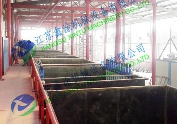 Automatic Electrostatic Powder Coating Line for Metal with Powder Coating Oven and PP Spray Booth
