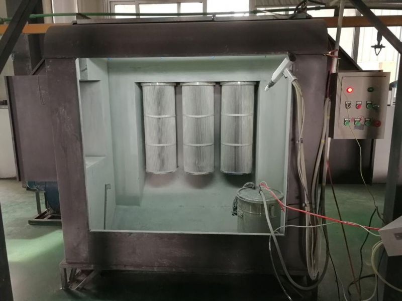 Manual Electrostatic Powder Coating Line for Motor Casting Machine