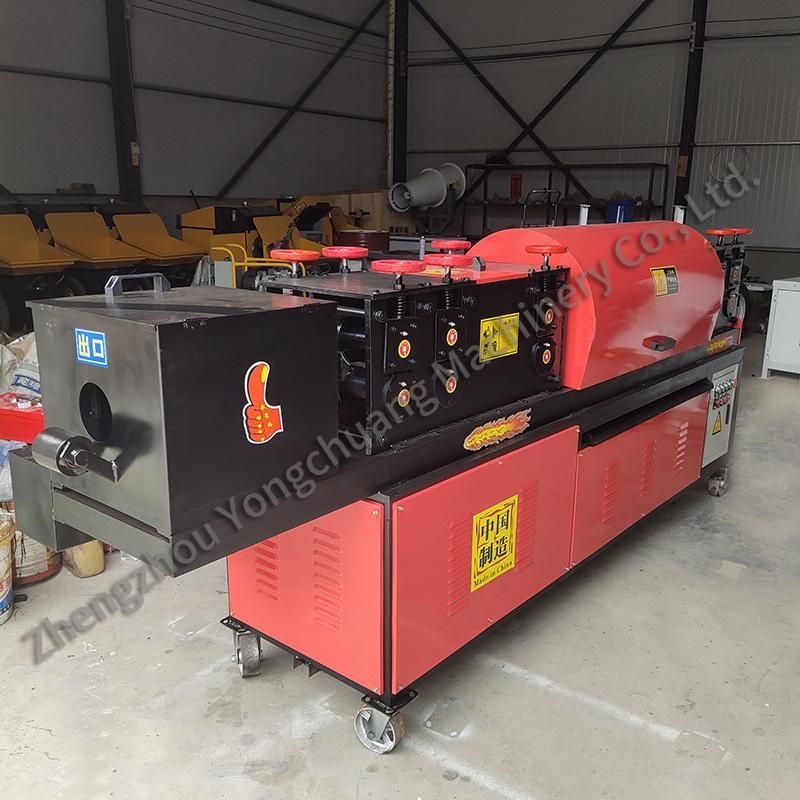 Scaffolding Steel Pipe Straightening and Rust Removing Machine