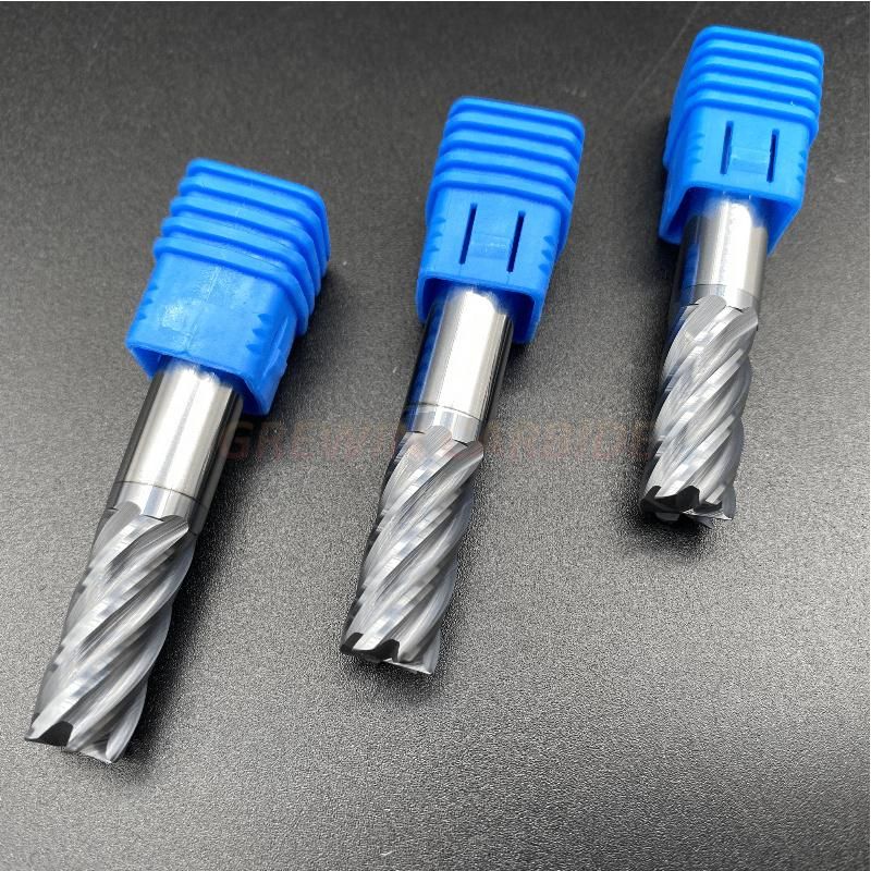 Gw Carbide - Customized Inch Size 7/16 Solid Carbide End Mill with 6 Flutes for Cutting Steel