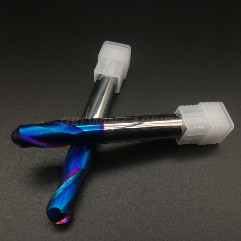Grewin-Customization 4 Flutes Ball Nose End Mill for Router Bits