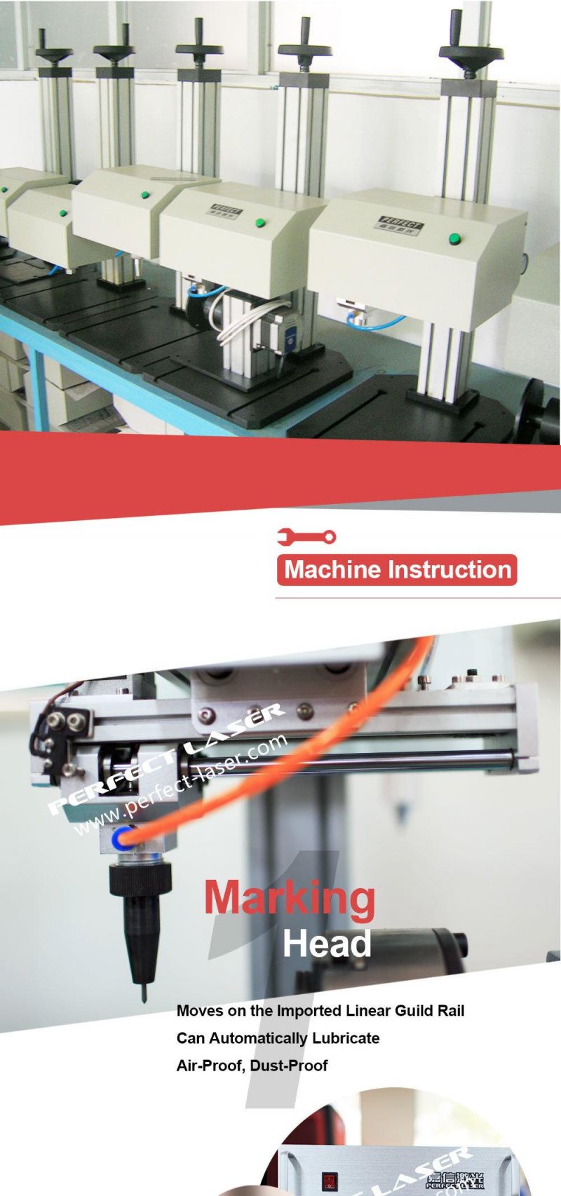 Pneumatic DOT Peen Marking Machine for Aluminum